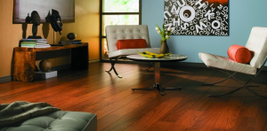 Laminated flooring installed in modern home – Eden Blinds Pretoria